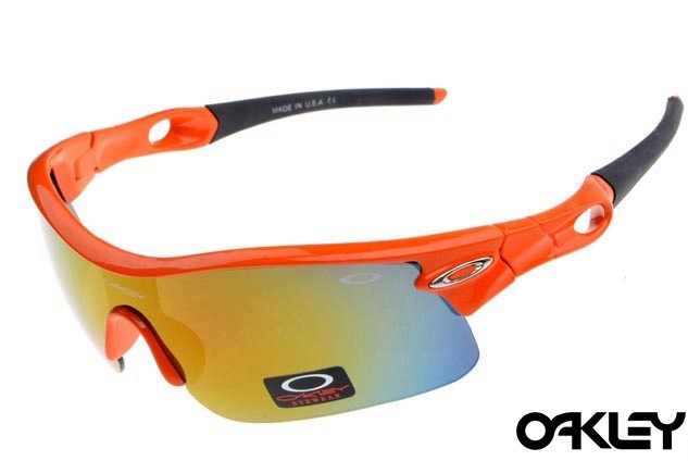 oakley radar pitch sunglasses orange flare / fire iridium - Fake Oakley ...